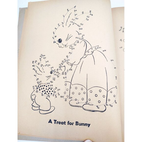 Vintage Dotty Coloring Book 1950 Whitman Follow The Dots Color Activity Retro - Picture 9 of 15